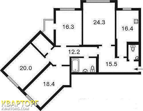 Sell 4-room apartment. Киев, Княжий Затон — photo 1