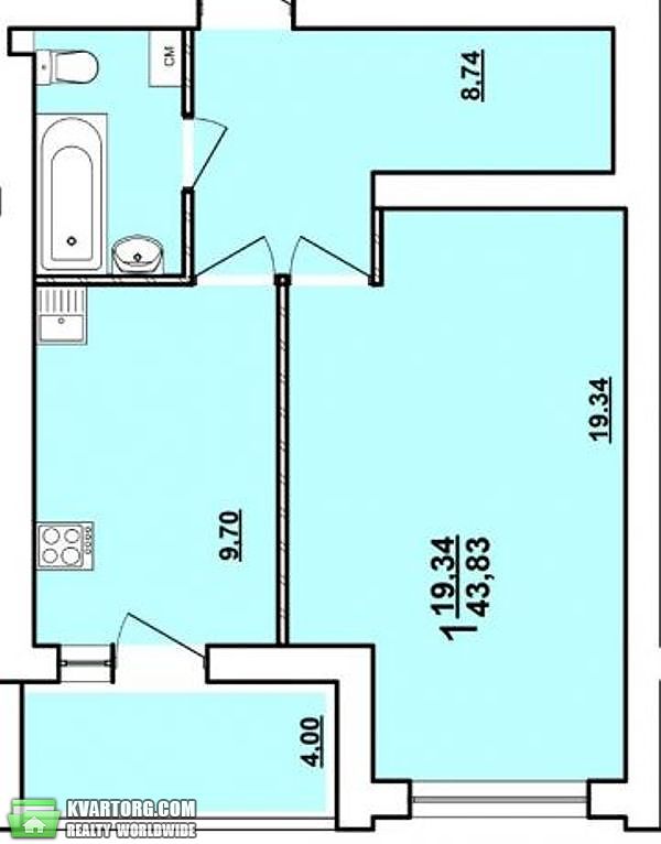 Sell 1-room apartment. Харьков,  Московский пр — photo 2