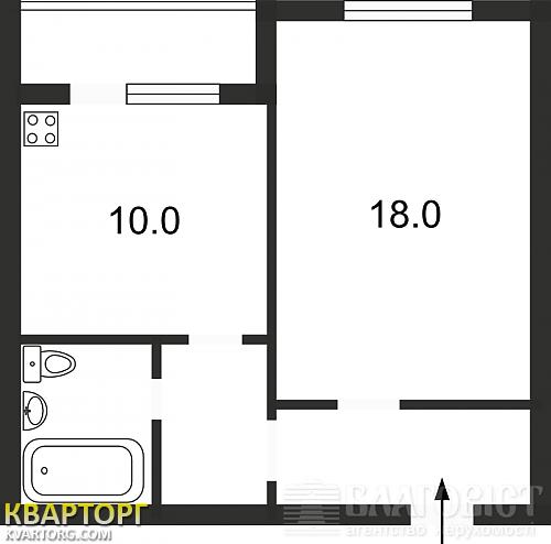 Sell 1-room apartment. Киев,  Пчелки — photo 2