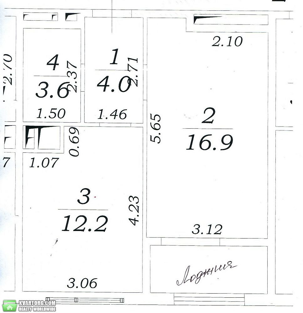 Sell 1-room apartment. Одесса, Жемчужная — photo 1
