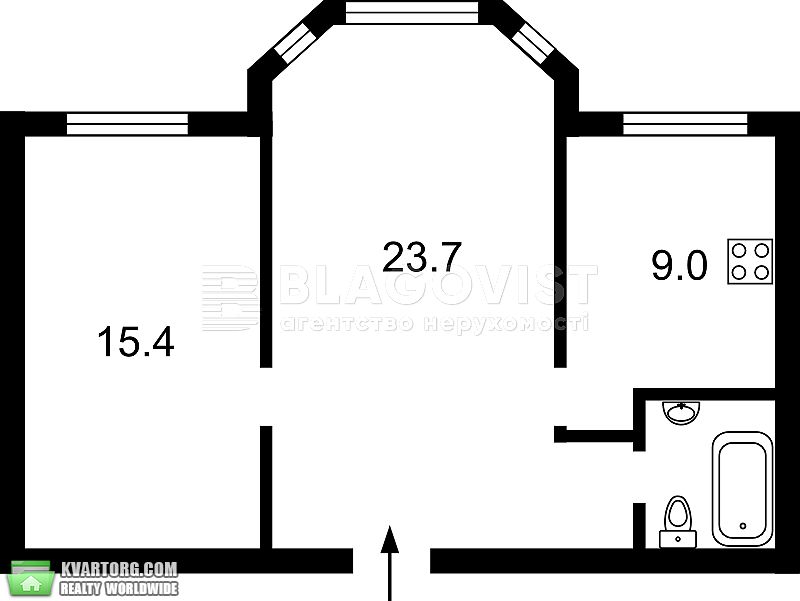 Sell 2-room apartment. Киев,  Толстого пл — photo 3