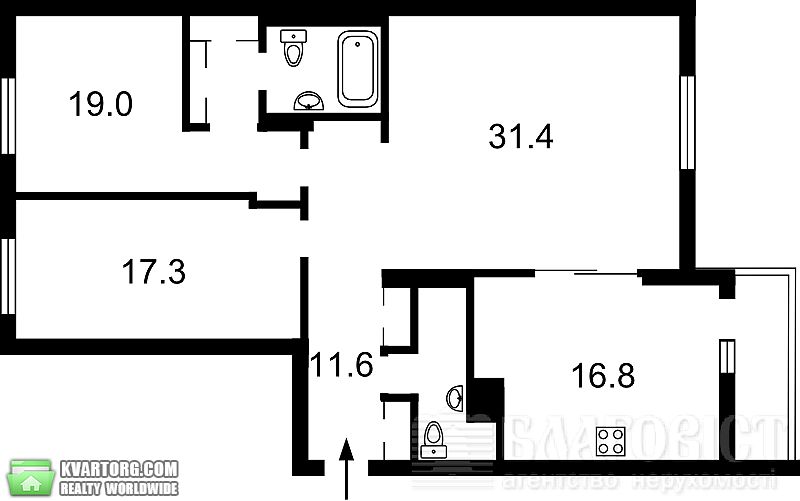 Sell 3-room apartment. Киев,  Филатова — photo 2