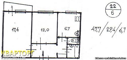 Sell 2-room apartment. Одесса, Шишкина — photo 1