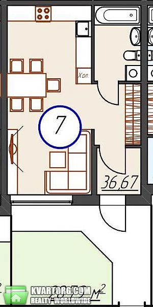 Sell 1-room apartment. Киев, Огородная — photo 3