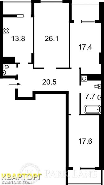 Sell 3-room apartment. Киев,  Драгомирова — photo 2