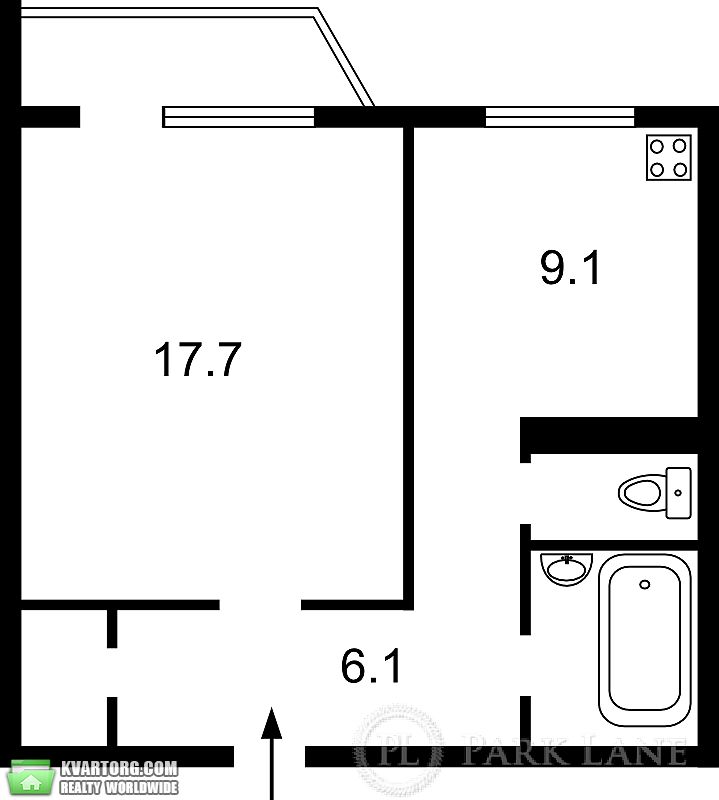 Sell 1-room apartment. Киев,  Вербицкого — photo 9