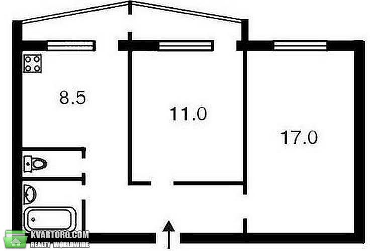 Sell 2-room apartment. Киев,  Борщаговская — photo 1