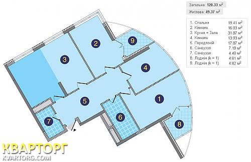 Sell 3-room apartment. Киев, Заречная — photo 4