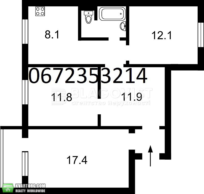 Sell 3-room apartment. Киев,  Григоренко пр — photo 8