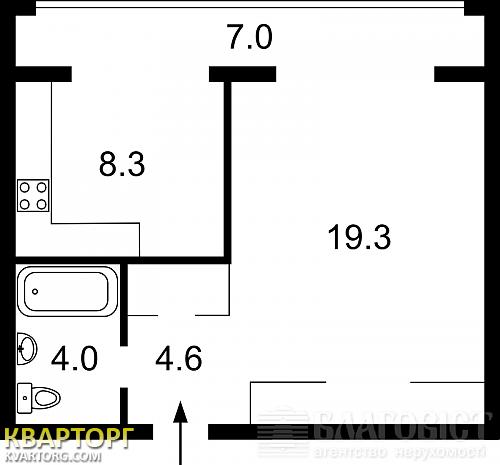 Sell 1-room apartment. Киев, Флоренции — photo 2
