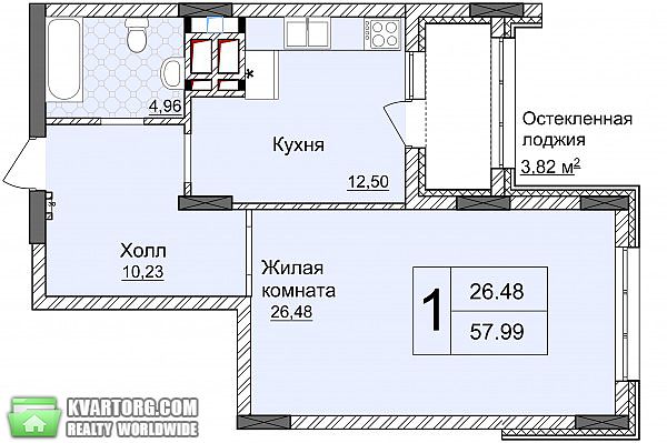 Sell 1-room apartment. Киев,  Драгомирова — photo 1
