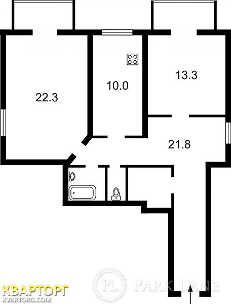 Sell 2-room apartment. Киев,  Саксаганского — photo 2