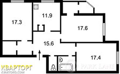 продам 3-комнатную квартиру. Киев,   Ахматовой - фото 1