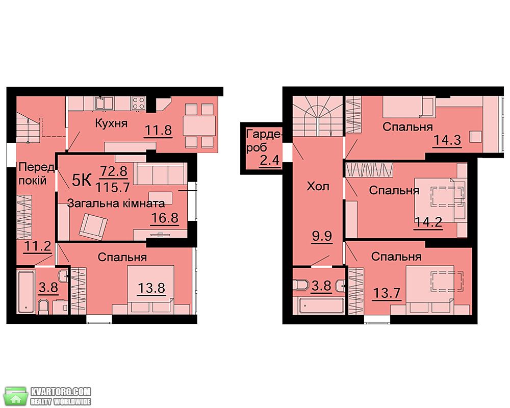 Sell 5-room apartment. Киев, Сагайдачного — photo 1