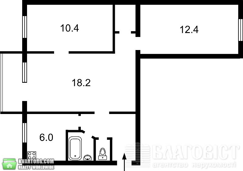 Sell 3-room apartment. Киев, Братьев Зеровых — photo 3