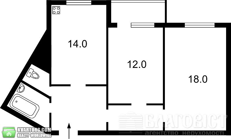 Sell 2-room apartment. Киев,  Драгоманова — photo 2