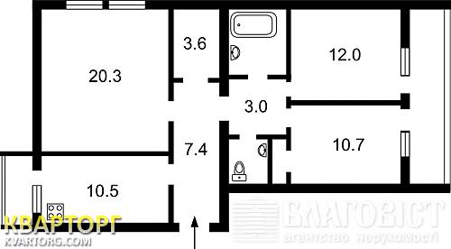 Sell 3-room apartment. Киев,  Дарвина — photo 3