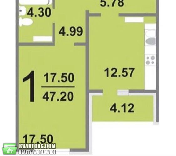 Sell 1-room apartment. Киев, Трутенко — photo 7