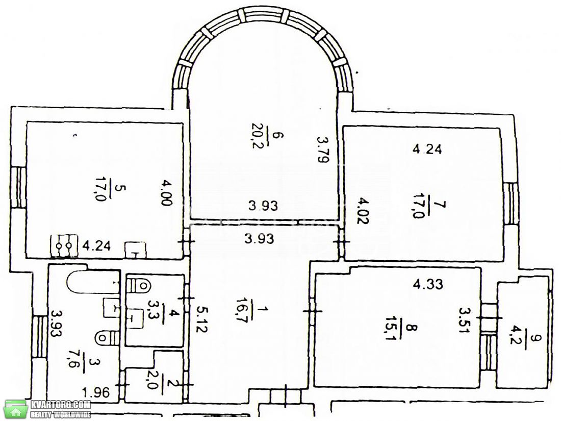 Rent out 3-room apartment. Киев,  Дмитриевская — photo 8
