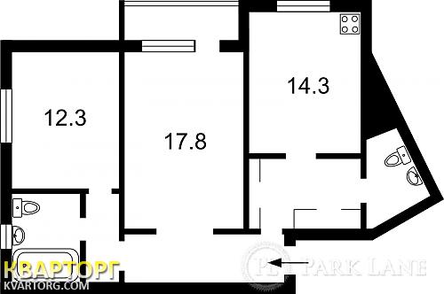 Sell 2-room apartment. Киев,  Чавдар — photo 2