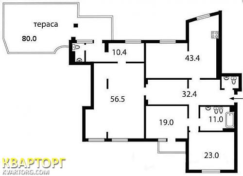 Sell 4-room apartment. Киев,  Леси Украинки бул — photo 5