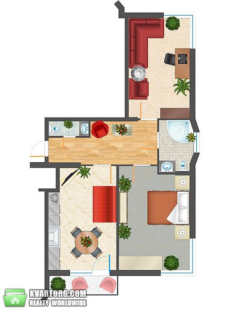 Sell 3-room apartment. Киев,  Ахматовой — photo 2