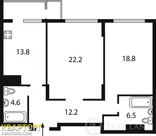 Sell 2-room apartment. Киев,  Драгомирова — photo 2