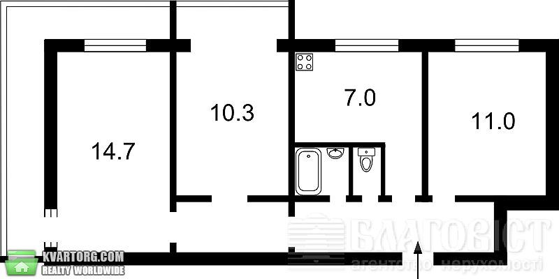 Sell 3-room apartment. Киев,  Малиновского — photo 2