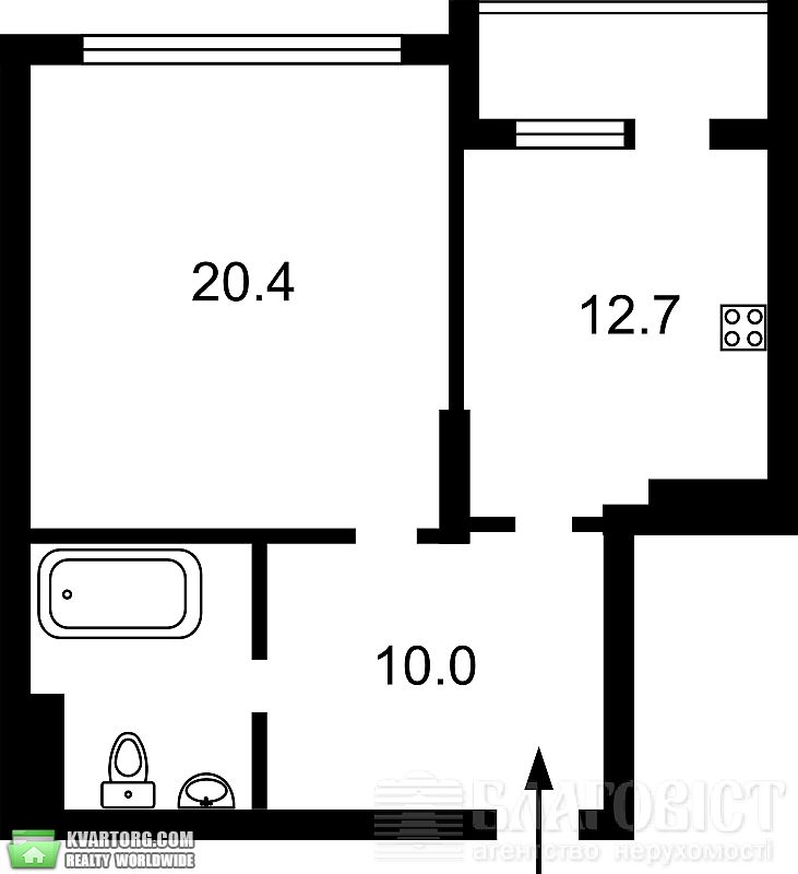 Sell 1-room apartment. Киев,  Драгомирова — photo 3