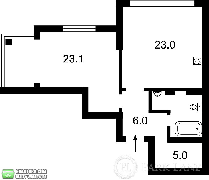 Sell 1-room apartment. Киев,  Днепровская наб — photo 6