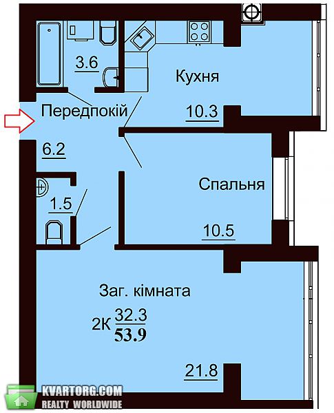 продам 2-комнатную квартиру. Киевская обл.,  Сагайдачного - фото 3