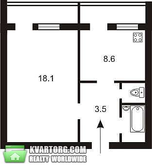 Sell 1-room apartment. Киев, Закревского — photo 1