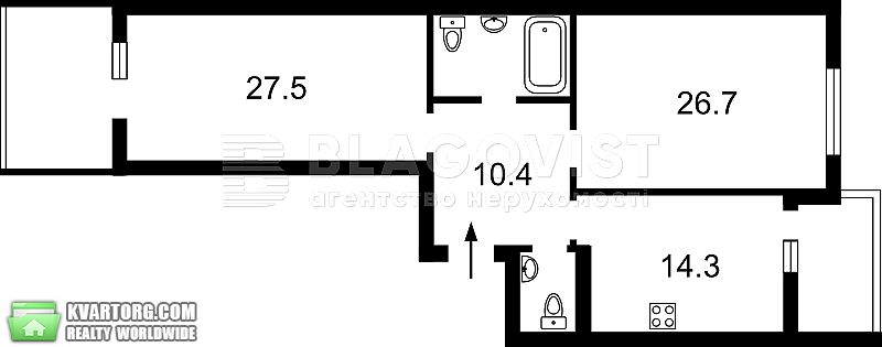 Sell 2-room apartment. Киев, Саперне поле — photo 2