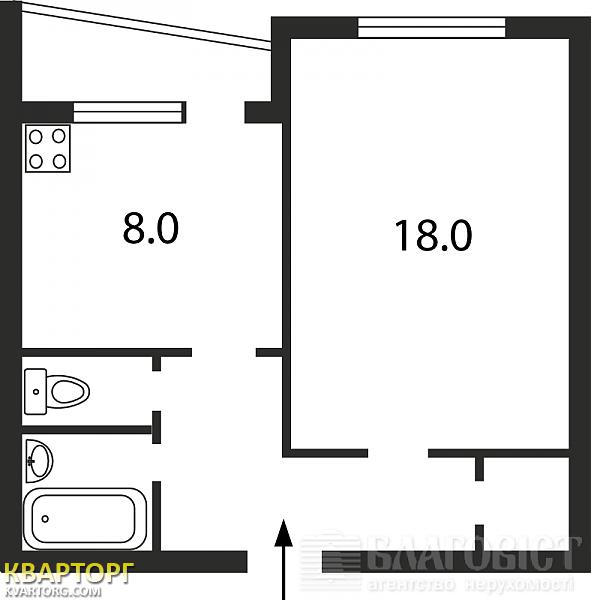 Sell 1-room apartment. Киев,  Саксаганского — photo 2