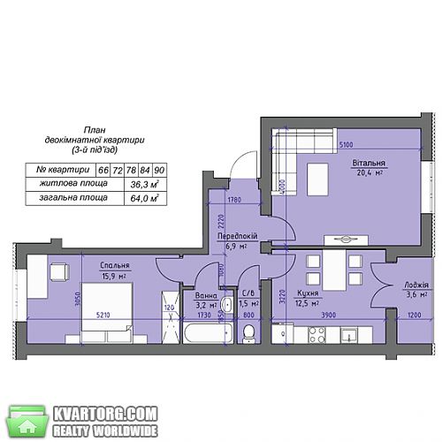 Sell 1-room apartment. Киев, Большая Окружная — photo 5