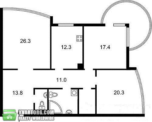 Rent out 3-room apartment. Киев, Подвысоц — photo 8
