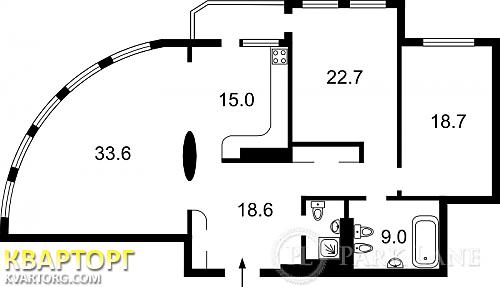 Sell 3-room apartment. Киев, Ахматовой — photo 2