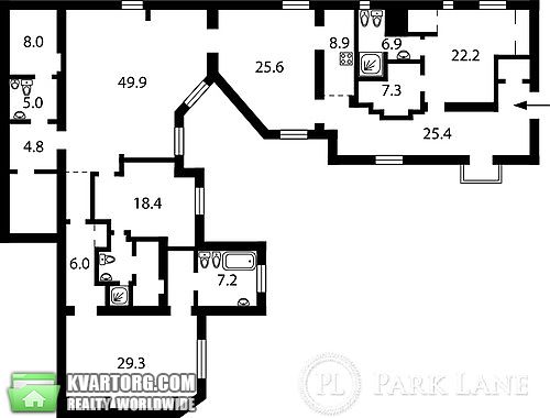 Sell 3-room apartment. Киев,  Лютеранская — photo 8