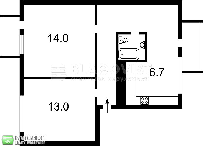 Sell 2-room apartment. Киев, Микільський пров — photo 1