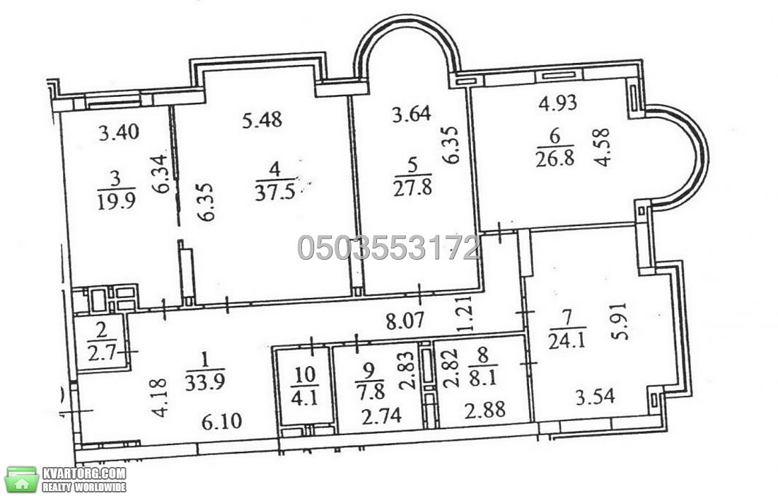 Sell 4-room apartment. Киев,  Институтская — photo 3
