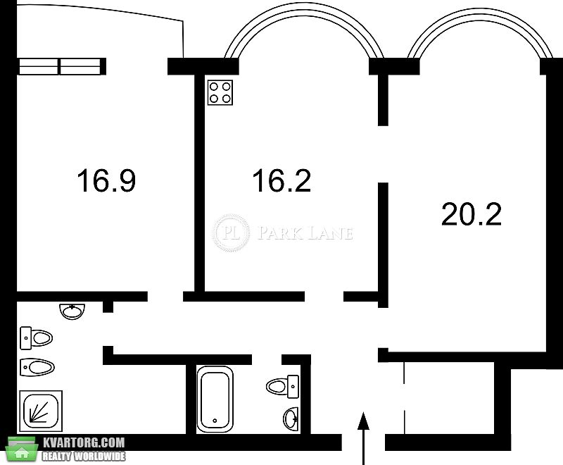 Rent out 2-room apartment. Киев,  Барбюса — photo 9