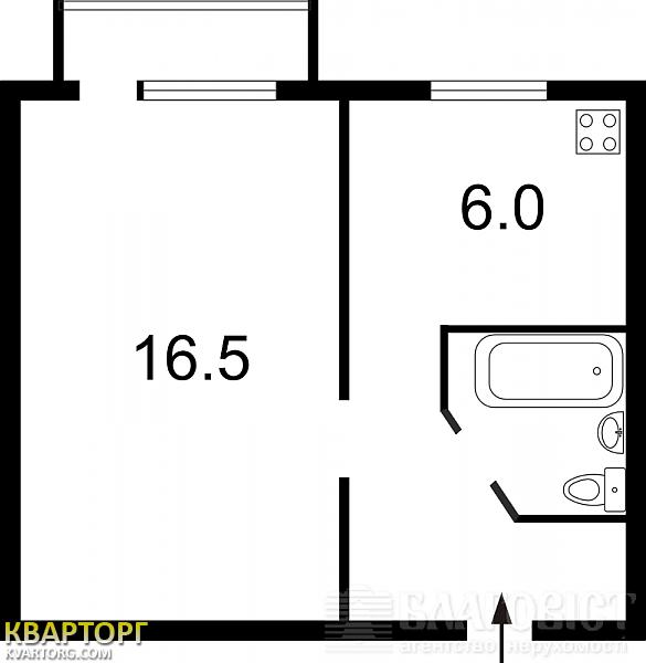 Sell 1-room apartment. Киев,  Жилянская — photo 2