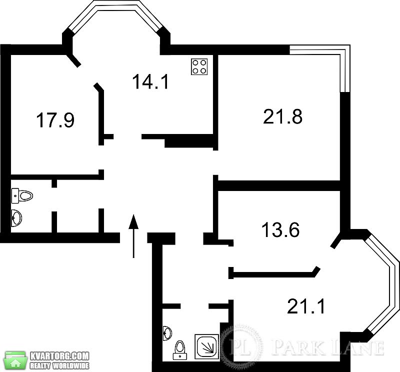 Sell 3-room apartment. Киев,  Героев Сталинграда пр — photo 2