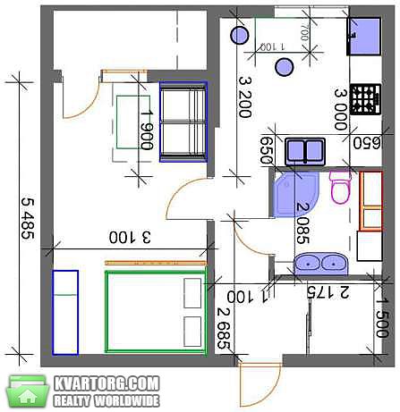 Sell 1-room apartment. Киев,  Ломоносова — photo 10
