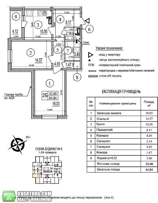 Sell 2-room apartment. Киев,  Глушкова пр — photo 4