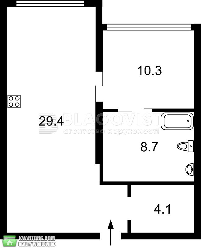 Sell 1-room apartment. Киев,  Вильямса — photo 5