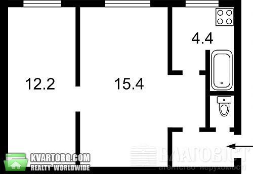 Sell 2-room apartment. Киев, Киквидзе — photo 2