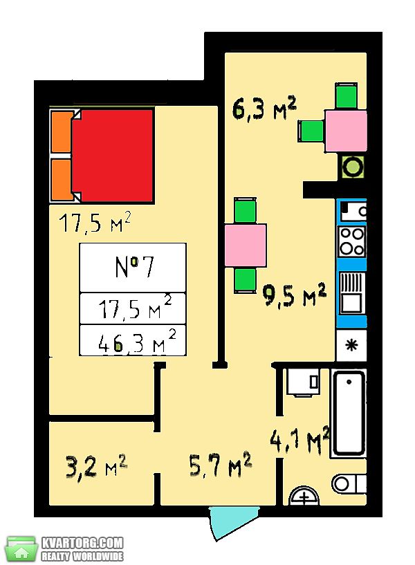 Sell 1-room apartment. Украинка, Строительная ул. — photo 1