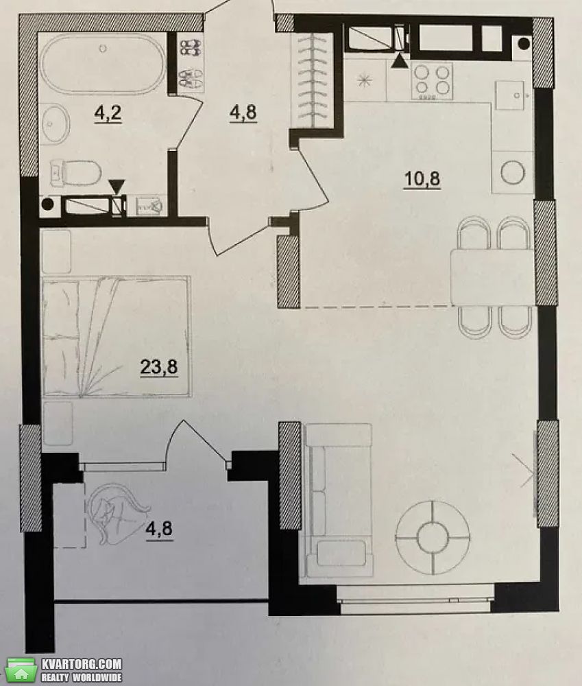 продам 2-комнатную квартиру. Киев,   Березняковская - фото 7