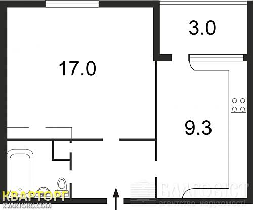 Sell 1-room apartment. Киев, Горького — photo 7